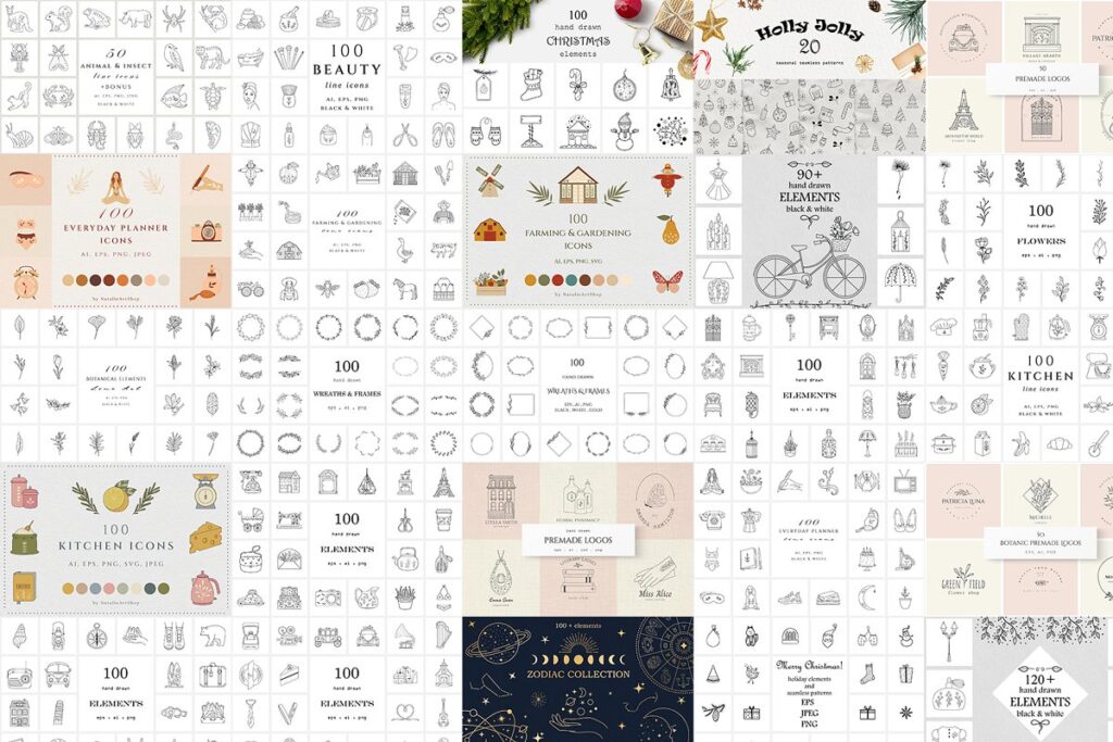 2248 in 1 GRAPHICS BUNDLE Free Download