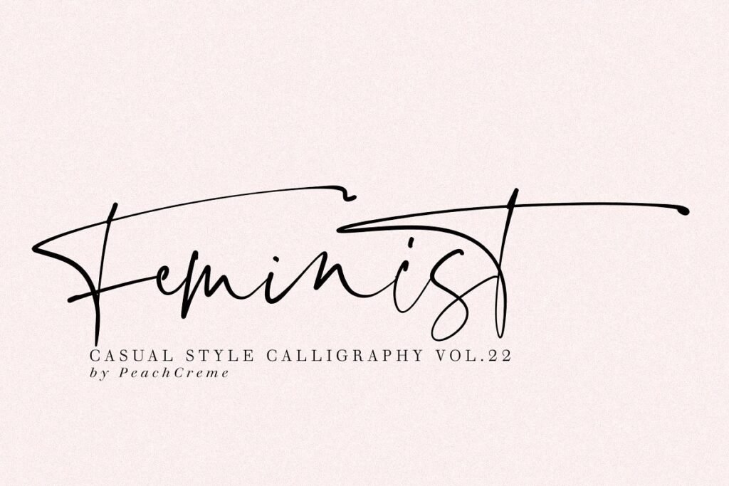 Feminist Casual Font Free Download