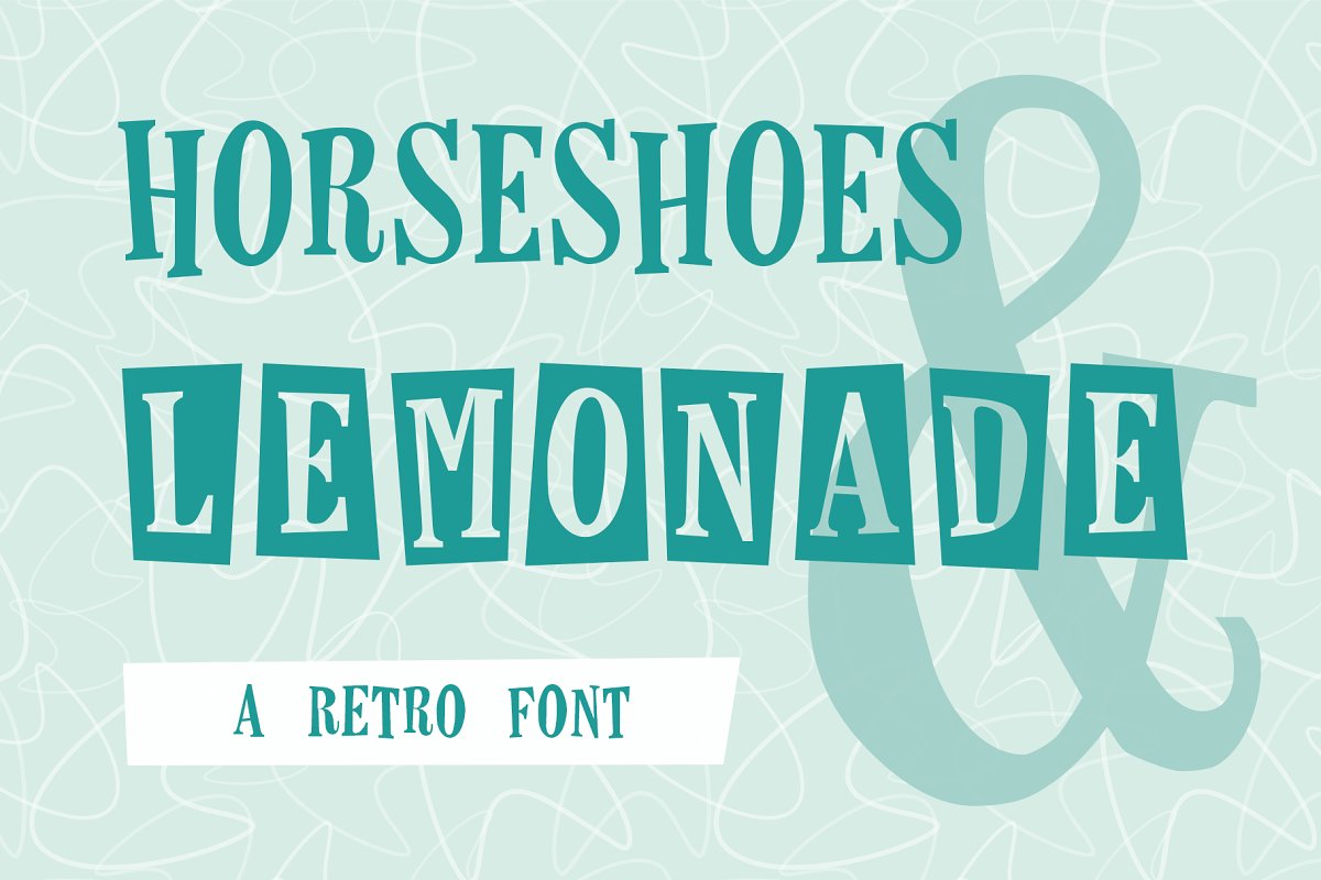 Horseshoes & Lemonade Font Free Download TMfonts