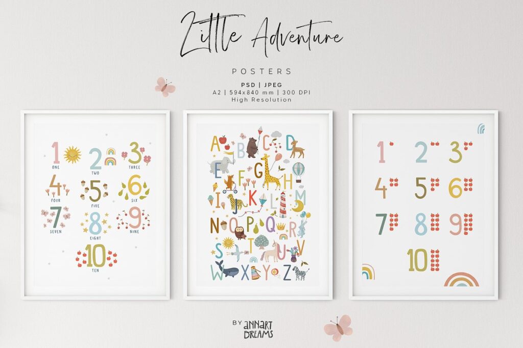 Little Adventure Clipart Patterns Graphic Free Download