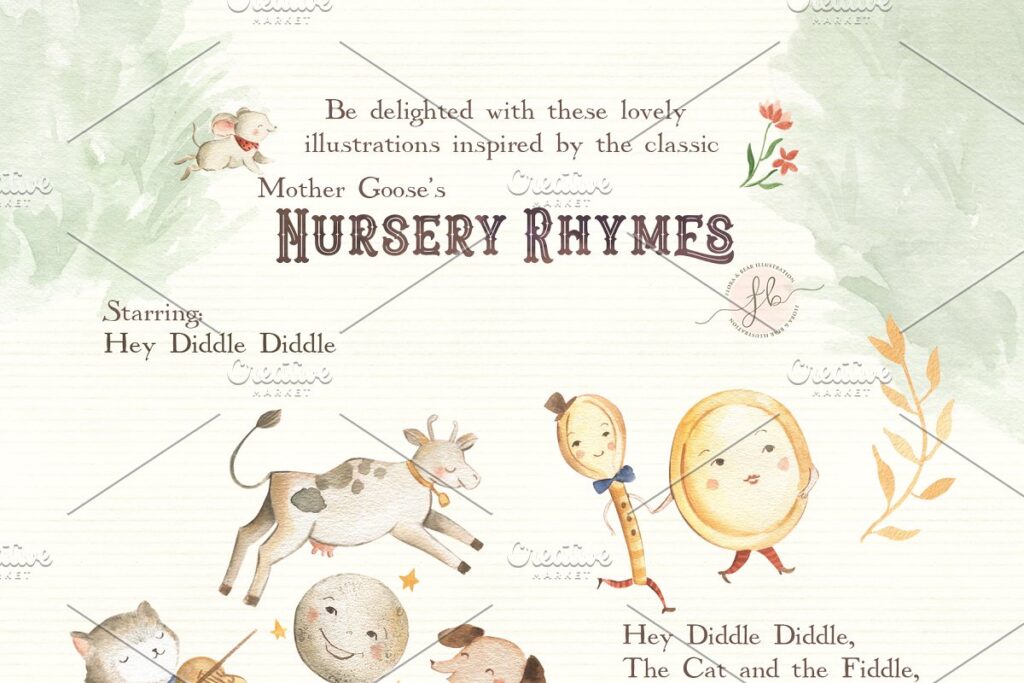 Mother Gooses Nursery Rhymes Graphic Free Download