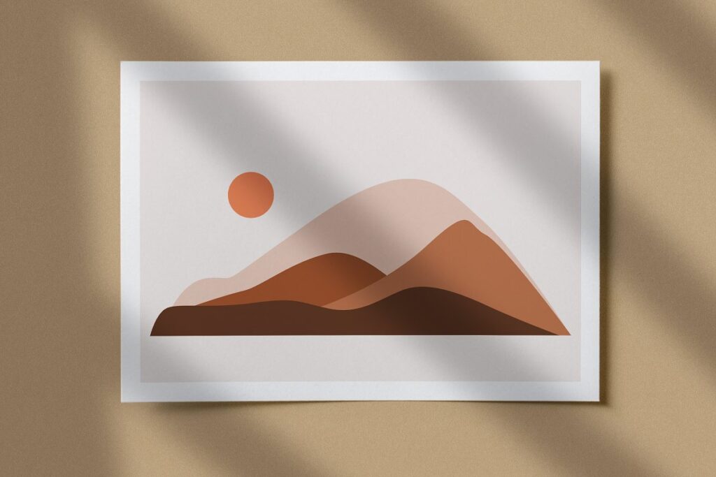 Terrain Abstract Landscape Graphic Free Download